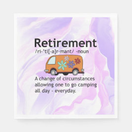 Camping Älskare Pension Definition Funny Pappersservett