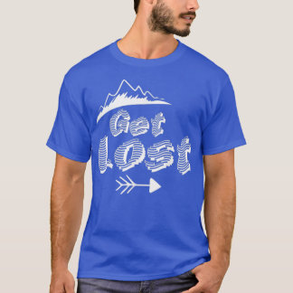 Camping and Hiking Älskare - Hämta Borttappad T Shirt