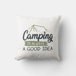 Camping är alltid en Bra-idé Kudde