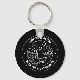 Camping är bättre med högernas folk nyckelring