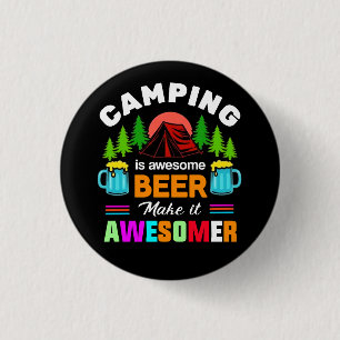 Camping är fantastisk öl Gör det fantastiskare-673 Knapp