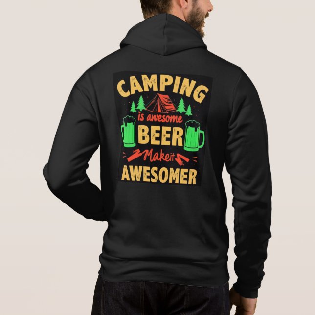 Camping är fantastisk öl Gör det mer fantastiskt-6 T Shirt (Baksida)