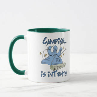 Camping är Intents Mugg