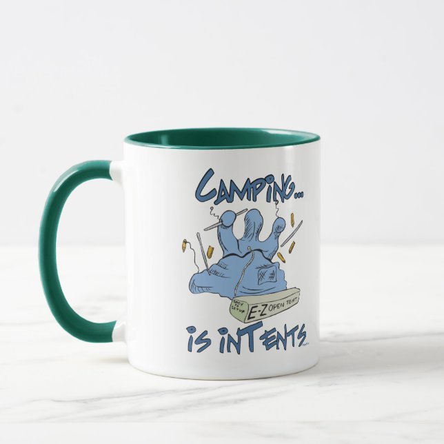 Camping är Intents Mugg (Vänster)