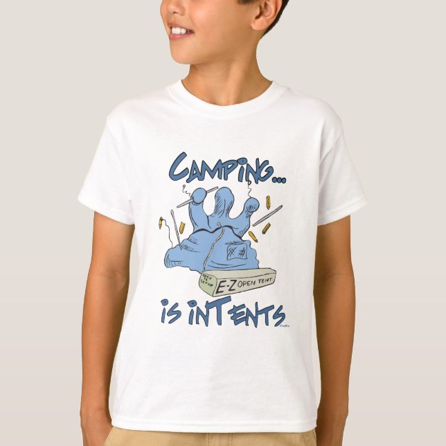 Camping är Intents T-shirt (Framsida)