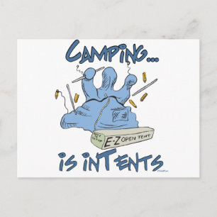 Camping är Intents Vykort