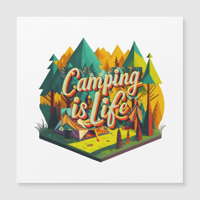 Camping är livet (Framsida)