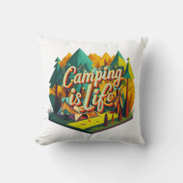 Camping är livet kudde