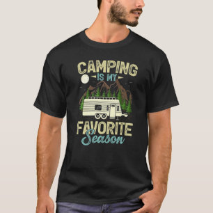 Camping är min favoritårskamrat t shirt