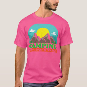 Camping är min favoritsäsong t shirt