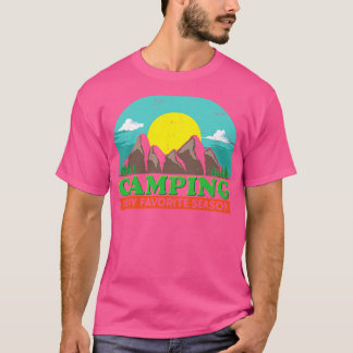 Camping är min favoritsäsong t shirt