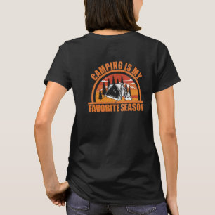 Camping är min favoritslogan för en rolig kamper t shirt