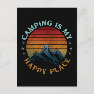 CAMPING ÄR MIN GLADA PLATS VYKORT