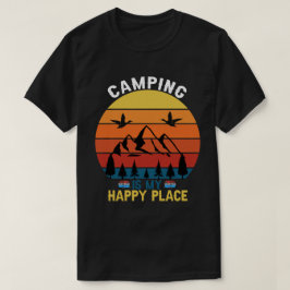 Camping är min Lycklig Ställe T Shirt