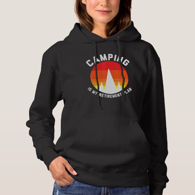 Camping är min pensionsplan 2 t shirt (Framsida)