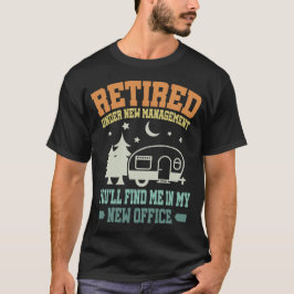 Camping är min pensionsplan Rolig Camper Camp T Shirt