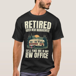 Camping är min pensionsplan Rolig Camper Camp T Shirt
