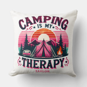 Camping är min terapi kudde