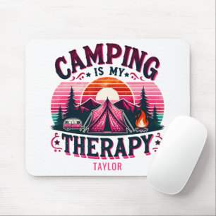 Camping är min terapi musmatta