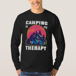 Camping är min terapi, Rv Van Camping som säger Ly T Shirt