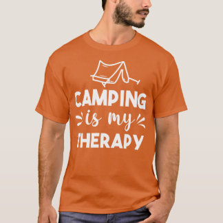 Camping är min terapi t shirt