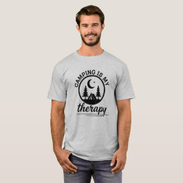 Camping är min terapi t shirt
