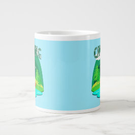 Camping är My Lycklig Ställe Jumbo Mugg