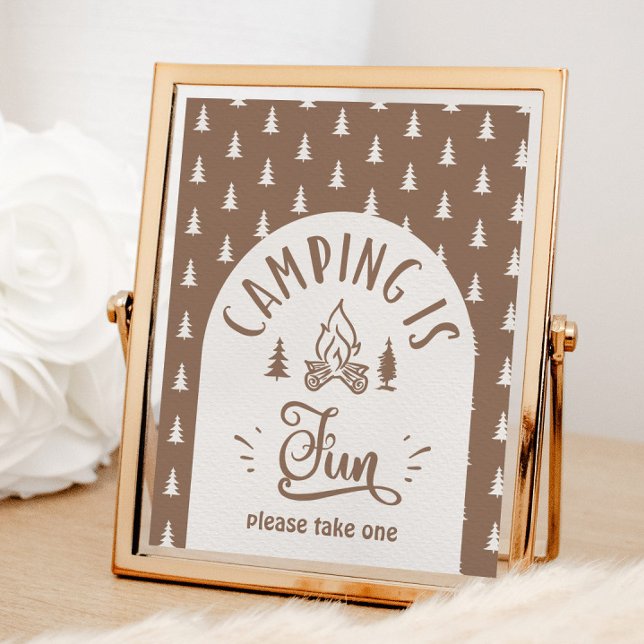 Camping är roligt 1 Lycklig Camper Poster (Skapare uppladdad)