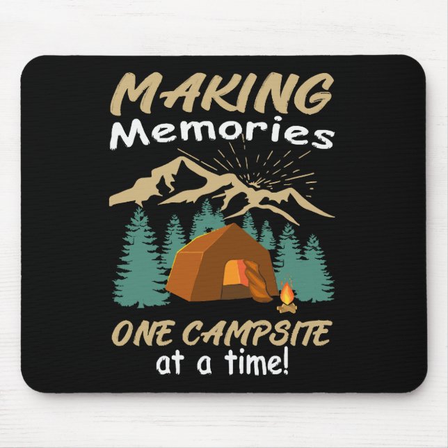 CAMPING Att skapa minnen Musmatta (Framsidan)