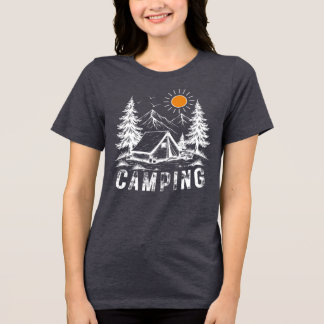 Camping Äventyr | Berg, Tält och natur T Shirt