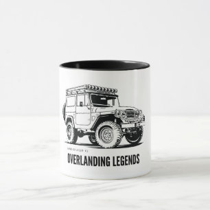 Camping Äventyr Gift   Land Cruiser FJ  Mugg