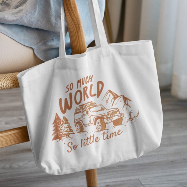 Camping Äventyr Nature Tote Bag Tygkasse (Skapare uppladdad)