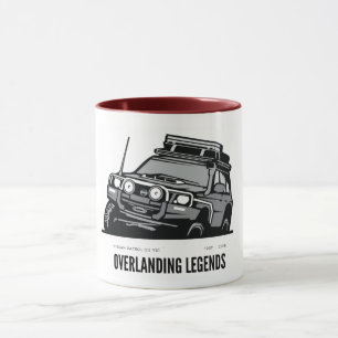 Camping Äventyr Nissan Patrol 4x4 Mugg