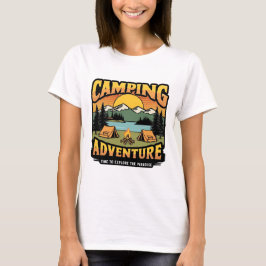 Camping Äventyr T Shirt