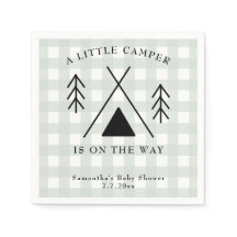 Camping baby shower på svenska