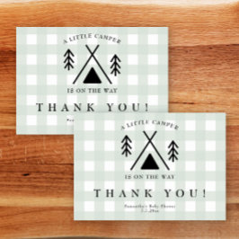 Camping baby shower - Tack