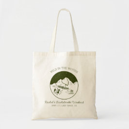 Camping Bachelorette Personlig Tote Bag Tygkasse