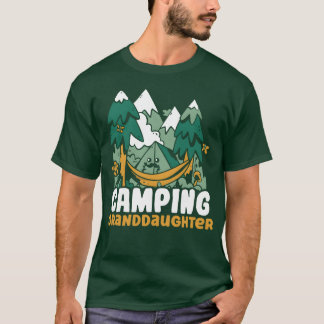 Camping Barnbarn Hobby Camper Campingplats r T Shirt