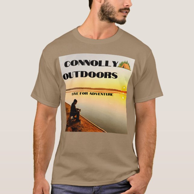 Camping bild 3050 3050 p present t shirt (Framsida)