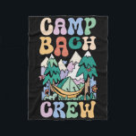 Camping Bridal Party Camp Bachelorette Camp Bach C Fleecefilt<br><div class="desc">Camping Bridal Party Camp Bachelorette Camp Bach Crew</div>