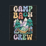 Camping Bridal Party Camp Bachelorette Camp Bach C Fleecefilt<br><div class="desc">Camping Bridal Party Camp Bachelorette Camp Bach Crew</div>