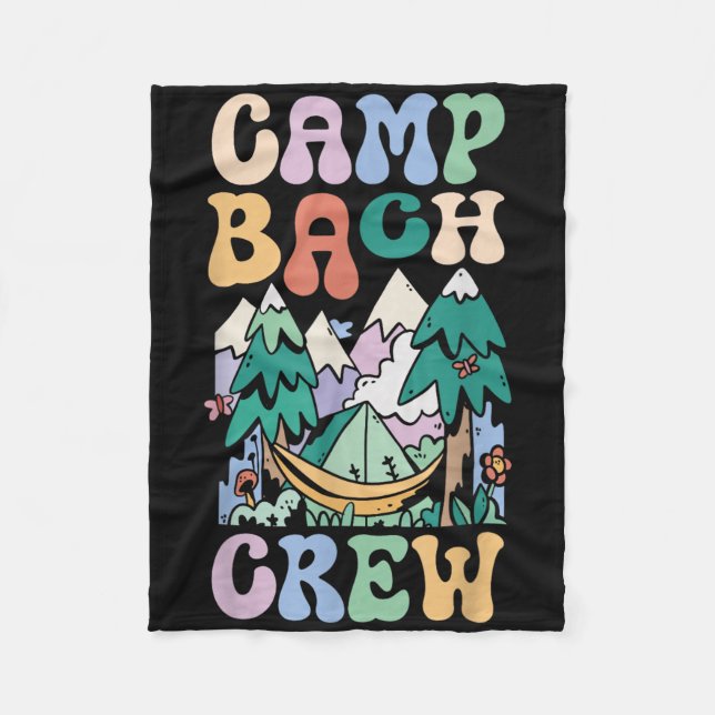 Camping Bröllopsfest Camp Möhippa Camp Bach C Fleecefilt (Framsidan)
