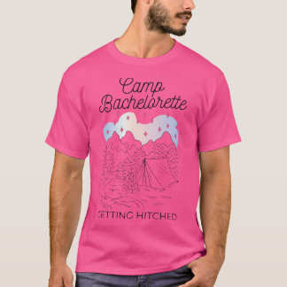 Camping Bröllopsfest Campa Brudtärna Får Träffa T Shirt