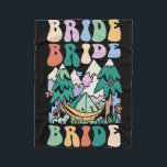 Camping Brudens sida Camp Bachelorette Camp Bride Fleecefilt<br><div class="desc">Camping Brudens sida Camp Bachelorette Camp Bride</div>