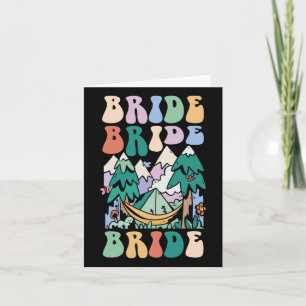 Camping Brudens sida Camp Bachelorette Camp Bride Kort