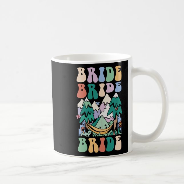 Camping Brudtjejläger Brudtjej Camp Brud  Kaffemugg (Höger)