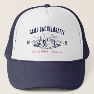 Camping Camp Bachelorette Party Girls Resa Anpassn Keps
