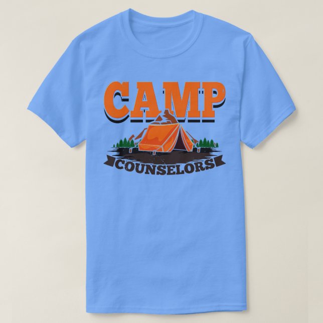 Camping Camp Counselor 2 T Shirt (Design framsida)