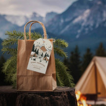 Camping Camp Earthy Bachelorette Party Gift Märkre
