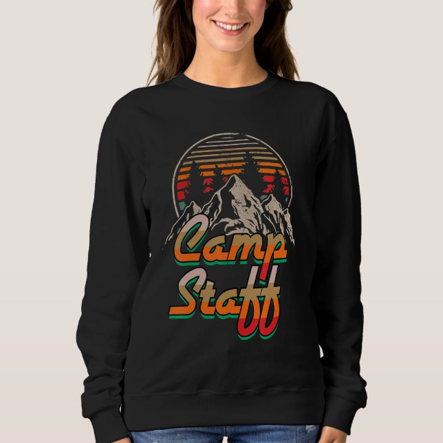 Camping Camp-personal utomhus Solset Summer Vacati T Shirt (Framsida)